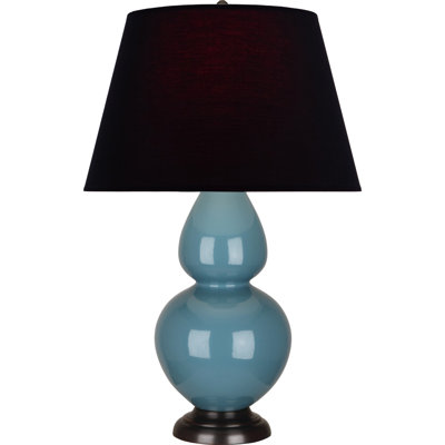 Lampe de table double gourde en céramique