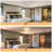 Deontee 13"W 3-Light Fabric Semi Flush Mount Ceiling Light