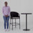 Aribert 3 Piece Bar Height Dining Set with Cushions