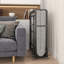 MetalFoldingBedFrameWithFoamMattressOfPockets EasyStorageAndMovableWith4Castors