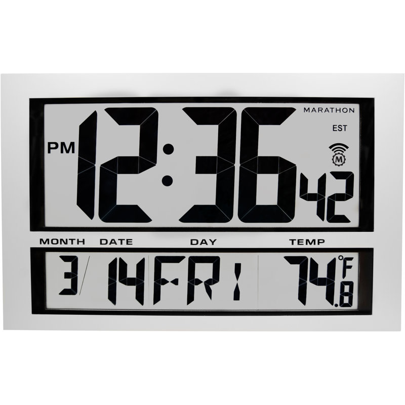 Horloge murale géante de qualité commerciale, Argent