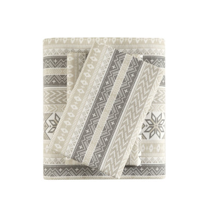 Ensemble de draps en flanelle de coton ultra doux et confortable pour la chambre à coucher
