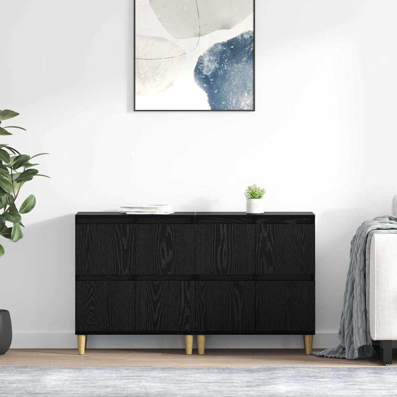 Sideboard Accent Chest, Black Oak