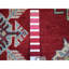 Tapis Kazak de 5 pi 3 po x 7 pi 1 po en laine pure noué à la main afghane Daki