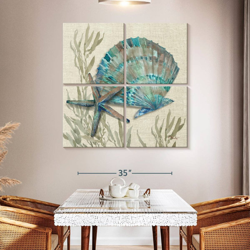 Coquilles de plage Aletra Crescent II, H 45 po x l 45 po
