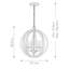 Carissa 4 - Light Sphere Pendant