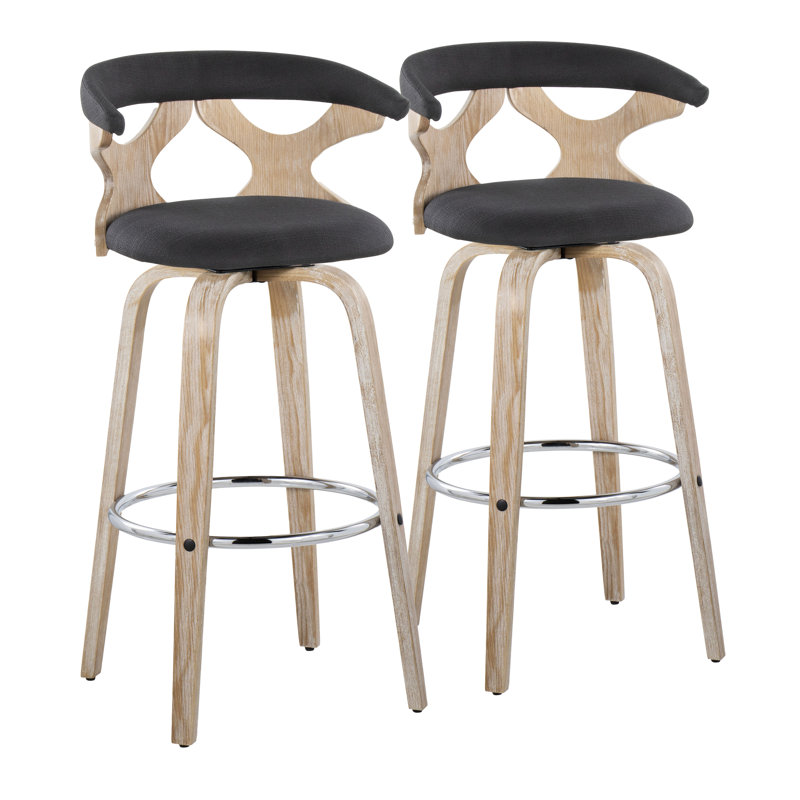 Betuel Swivel Upholstered Counter Stool, Bar Stool (30” Seat Height)