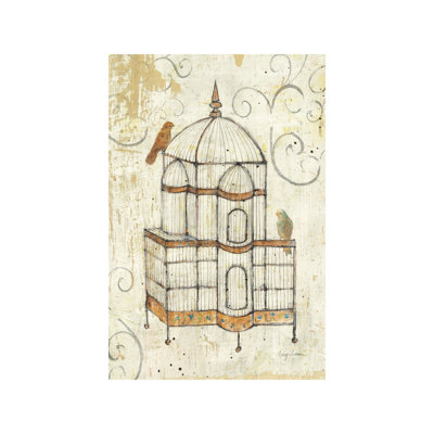 Bird Cage I by Avery Tillmon - Wrapped Canvas Print