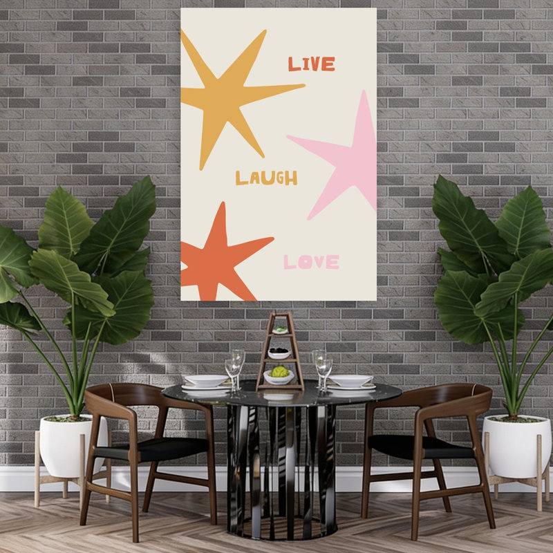 Impression d'art mural Livelaughtlove, 60" H x 40" W