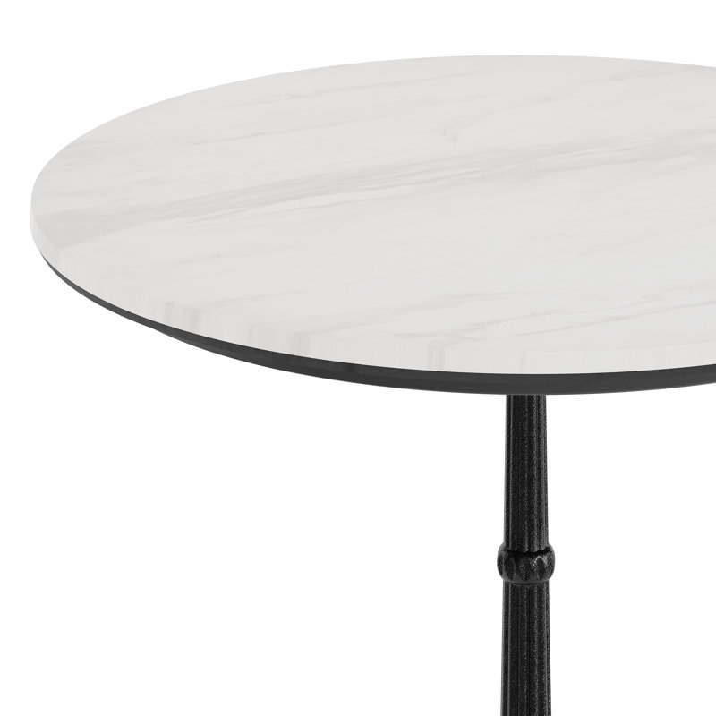 Plateau de table commercial sans soudure toutes saisons avec base bistro, H 29,75 po x L 23,5 po x l 23,5 po