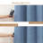 Linen Texture Two-Tone 100% Blackout Back Tab Curtain Pair-652391210-652391255