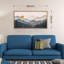Grandes impressions murales abstraites sur toile encadrées de montagnes et de forêts pour chambre à coucher, salle à manger-882751259