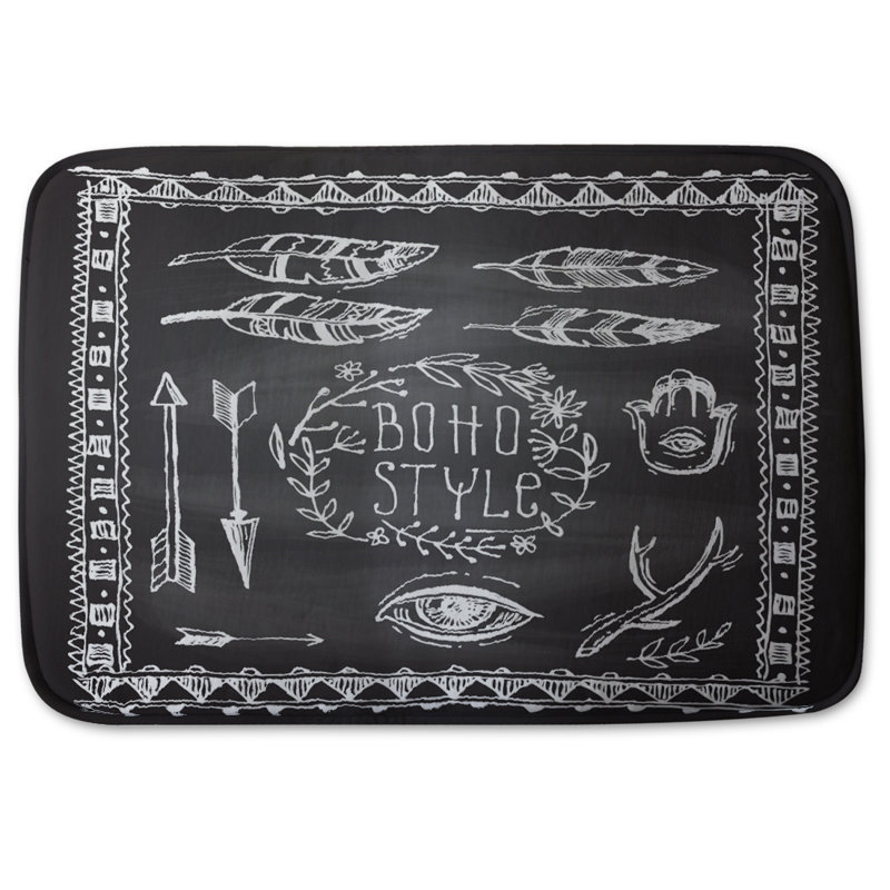 Pennell Memory Foam Non-Slip Bath Mat