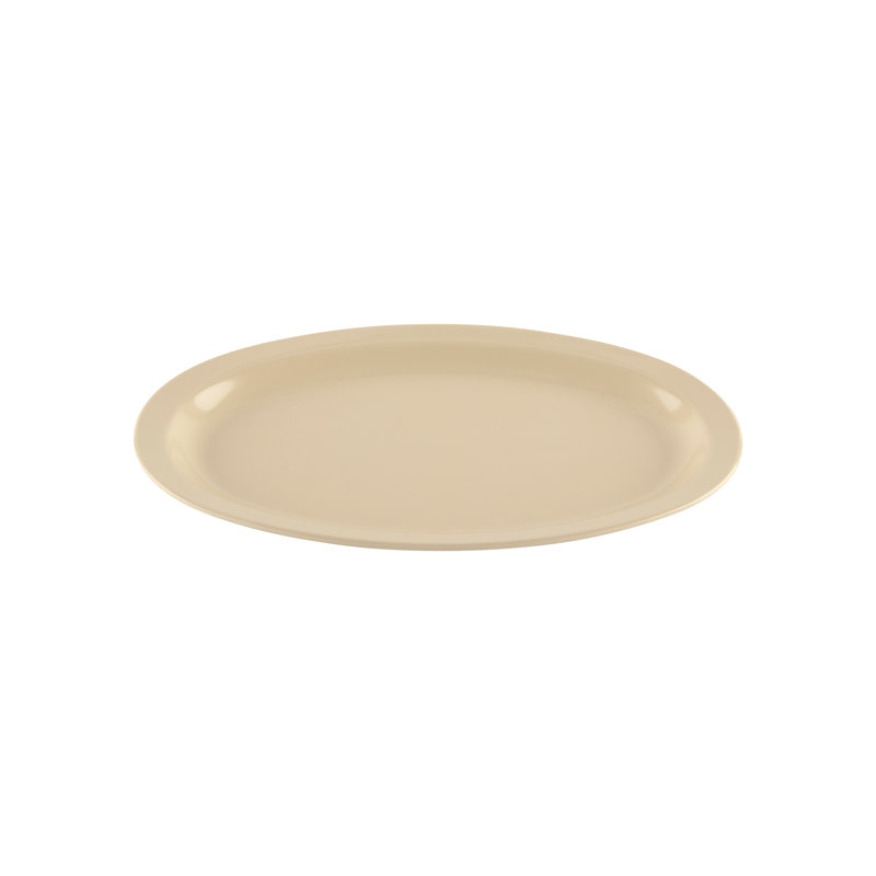 G.E.T. Melamine Platter, Tan, 1" H x 11.75" L x 8.25" W