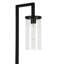 Lampe sur pied de 67,75 po avec abat-jour en verre noirci / transparent Malva Malva-1868533228-1868533227