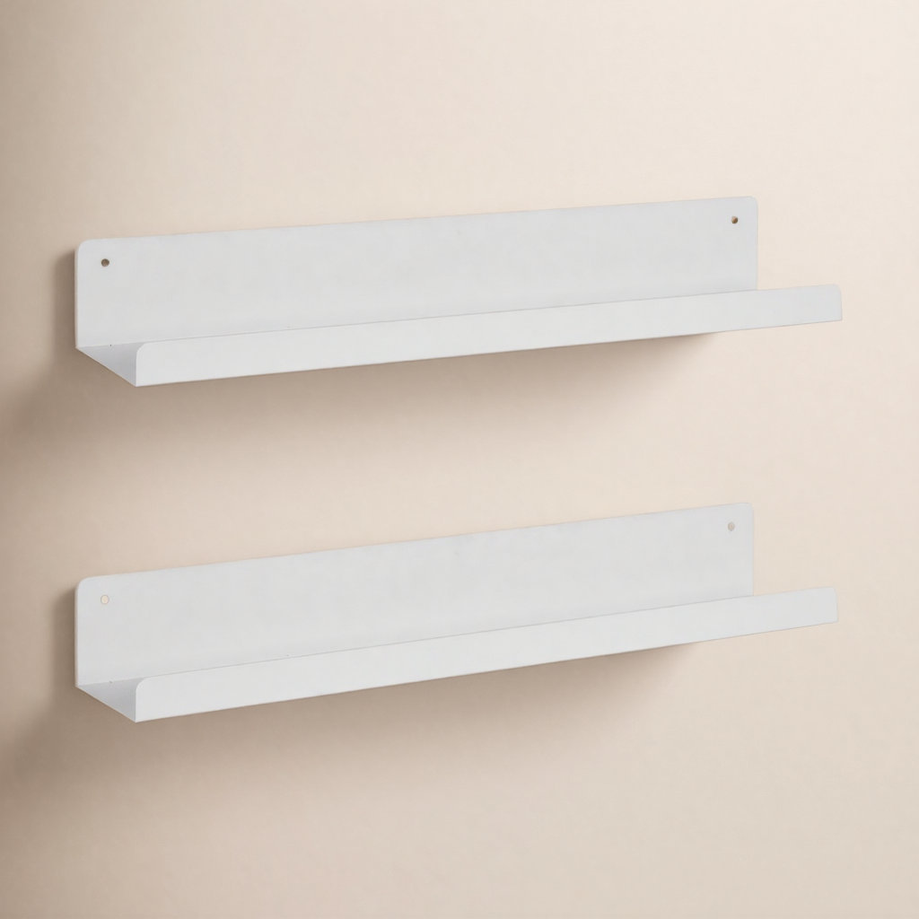 Tara 24" Floating Shelf, White, 3.25" H x 23.75" W x 4.5" D