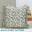 Housse de coussin à motif floral en lin blanc cassé double face à motif floral Fabcline-107145559-107145560