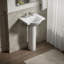 Veer™ Ceramic Pedestal Bathroom Sink with Overflow-19195677-10942335-46044463