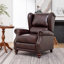 Fauteuil inclinable en cuir véritable-398984935
