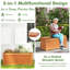 Jardinière en bois franc Arlmont & Co.