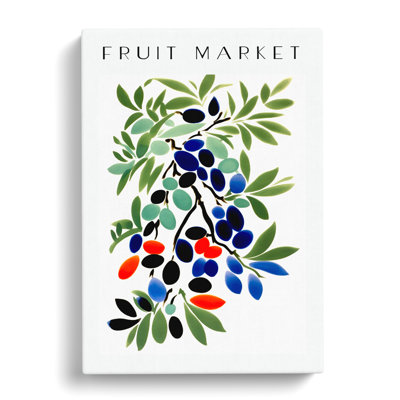Olives Fruit Market Exhibition Vol.3 - Wrapped Canvas