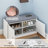 18.1'' H X 35.8'' W Upholstered Shoe Storage Bench-633059542