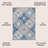 Alfheim Ornate Ogee Trellis High-Low Light Gray/Blue Indoor/Outdoor Rug-1460421441