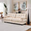 Canapé modulaire Cloud avec causeuse modulaire, siège profond avec accoudoirs et 4 coussins, canapé en flanelle avancée et confortable pour le salon et la chambre à coucher-1347656320