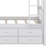 Wood Bunk Bed With Trundle And Drawers-865284771