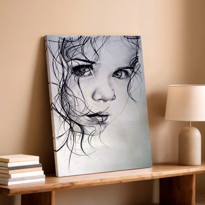 Reproduction d'art sur toile, art moderne abstrait noir et blanc pour salon, chambre à coucher, croquis noir et blanc