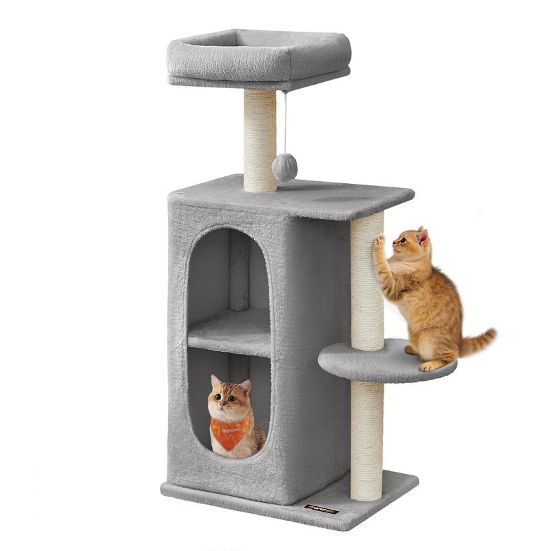 101cm H Cat Tree, Light Grey