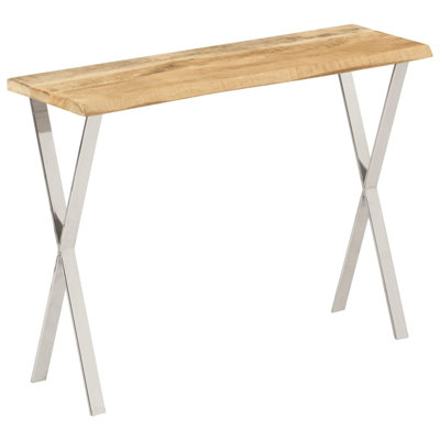 Kasen 105cm Solid Wood Top Console Table