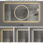 Miroir de salle de bain mural 48 po x 24 po avec lumières à DEL, brouillard, intensité variable, résistant, contrôle d'éclairage horizontal complet de longue durée, fabrication, première conception