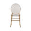 Ensemble de 2 chaises empilables en acrylique de style fantôme-1465581702
