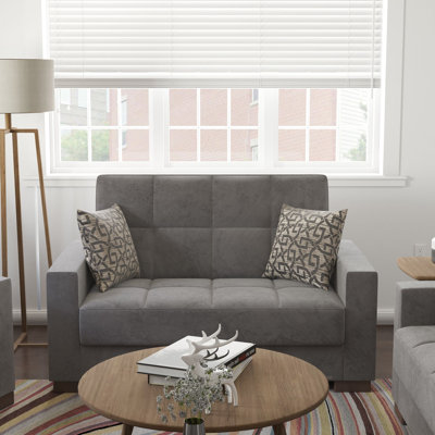 Causeuse convertible avec rangement en microfibre Collection
