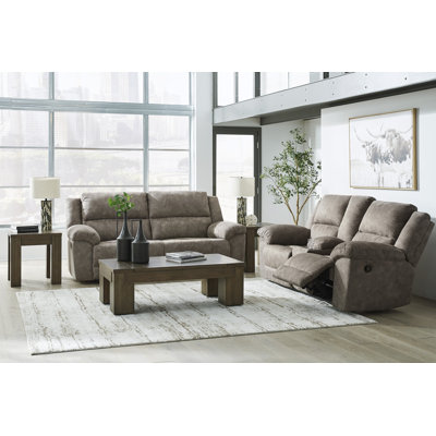 Laresview Reclining Sofa and Loveseat