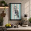 Striped Barn Owl Modern - Wrapped Canvas-1379581292-1379581298