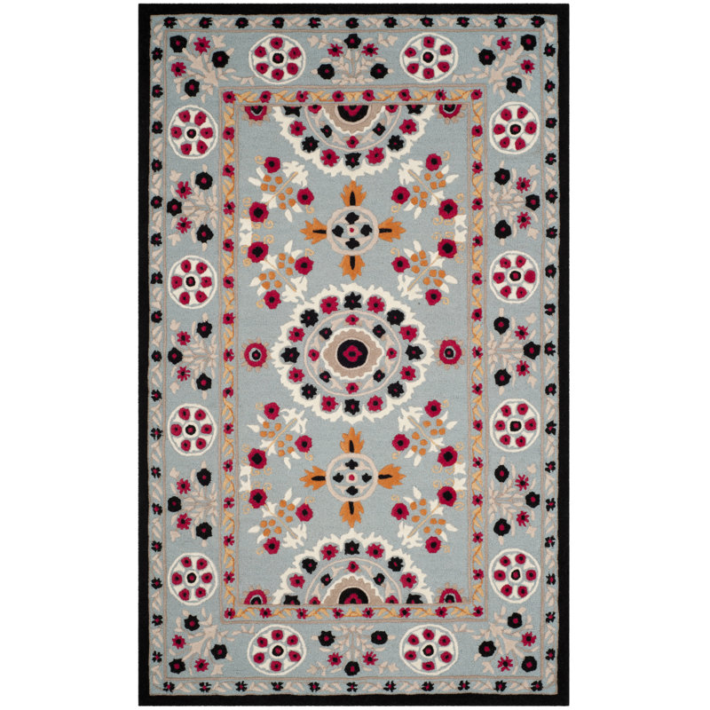Eatonville Hand Tufted Wool Oriental Rug, Rectangle 2' x 3'