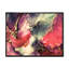 «Red Luxury Abstract Fluid Art II», reproduction sur toile-67328789-67328794