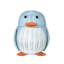 Panier en osier Quoka Penguin
