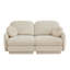 Canapé Cloud, coussins ronds, coussin de dossier matelassé, 2 couches, pieds de base encastrés, assise de conception ergonomique, assemblage facile, canapé de siège pour le salon-459335890