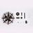 Modern Enclosed Ceiling Fan Indoor With Remote Control And Bladeless Rust Red Industrial Ceiling Fan Light Kit