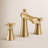Moen Flara Cross-Handle Widespread Bathroom Faucet Trim Kit, Valve Required-43409860