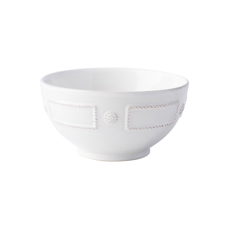 Berry & Thread French Panel Cereal Bowl, Whitewash