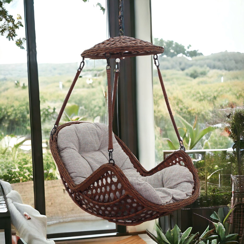 Panier suspendu Courtyard Casual Leclerc - Brun, Brun