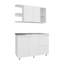 Ensemble d'armoires de cuisine, 6 portes, 9 tablettes