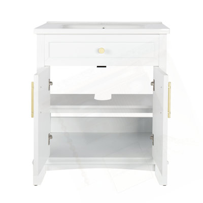 27.8" Bathroom Cabinet without Sink