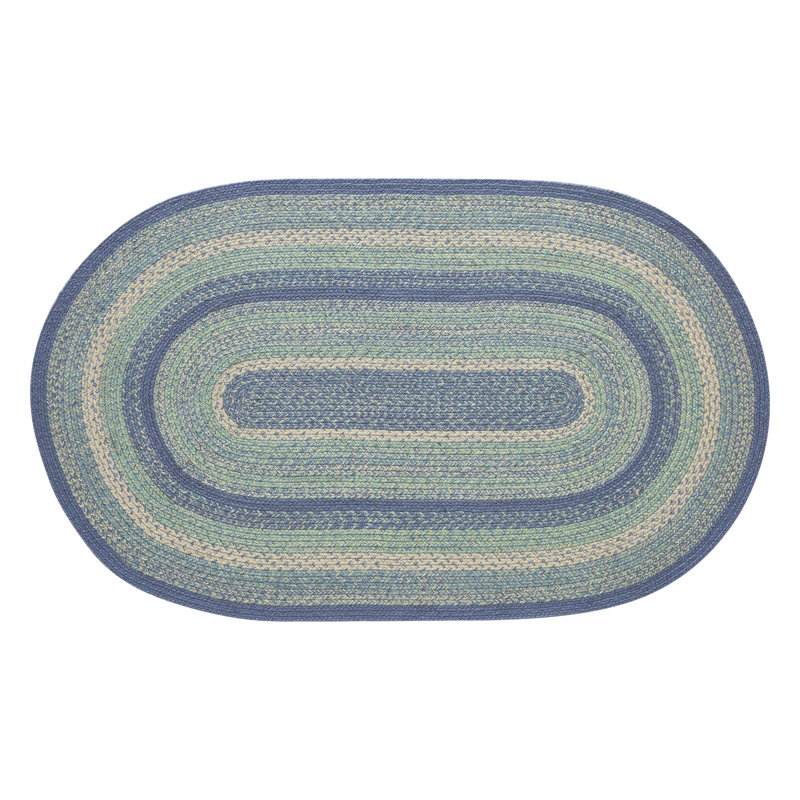 Mindert Geometric Indoor Rug, Oval 3' x 5'