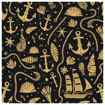 Édredon Nautical Sea Motifs
