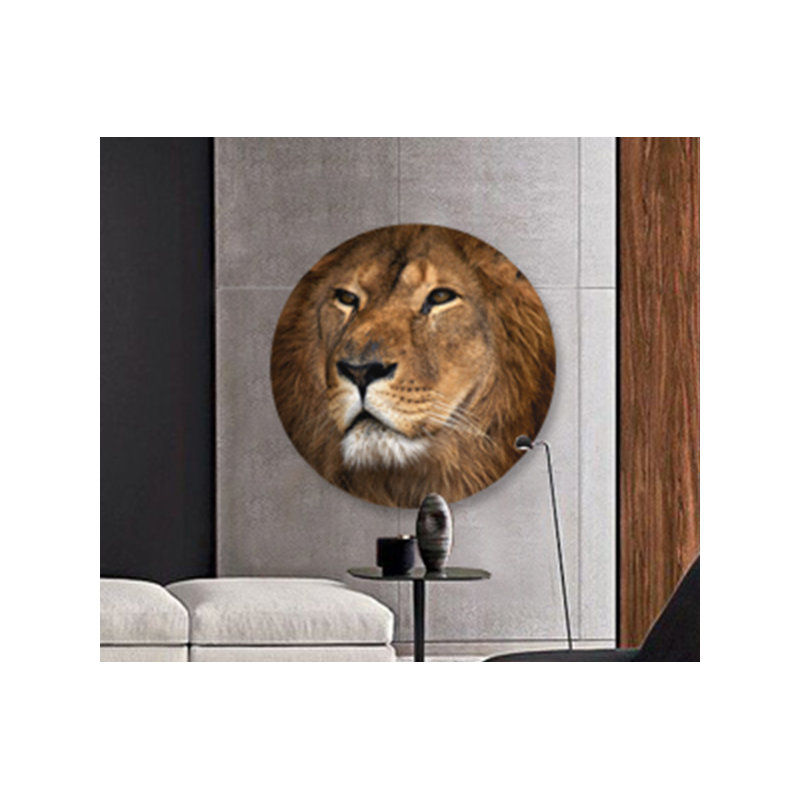 Prideful Lion Print, 46" H x 46" W x 1.5" D
